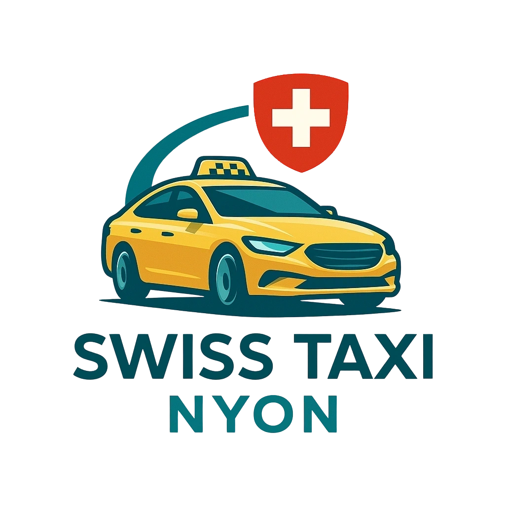 Swiss Taxi Nyon — Logo taxi Nyon, service 24h/24 La Côte et aéroport Genève